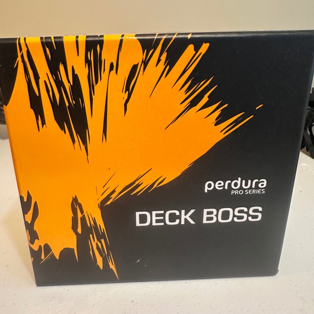 NEW Perdura Deck Boss Black Orange Deck Stain Brush Outdoor Painting Tool